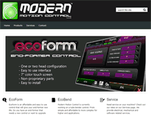 Tablet Screenshot of modernmotioncontrol.com